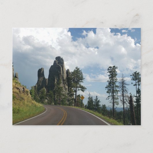Needles Highway View, South Dakota Postkarte (Vorderseite)