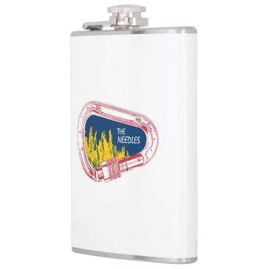 Needles Klettern Carabiner Flachmann (Links)