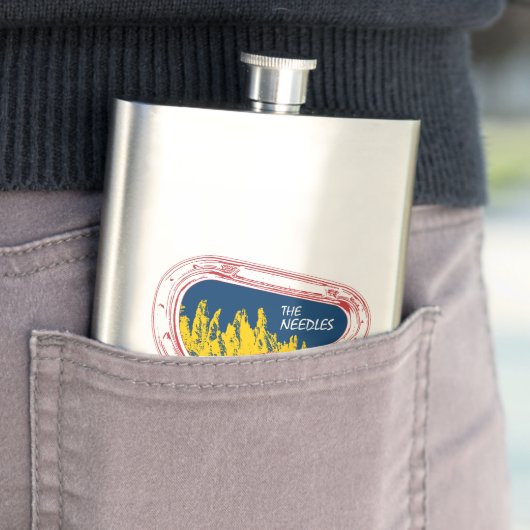 Needles Klettern Carabiner Flachmann (Beispiel)