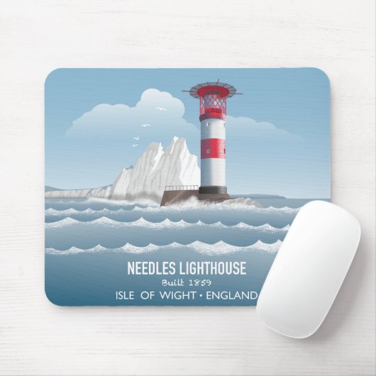 Needles Leuchtturm Mousepad (Mit Mouse)