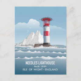 Needles Leuchtturm Postkarte