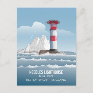 Needles Leuchtturm Postkarte