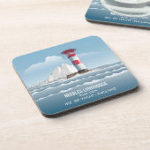 Needles Lighthouse Getränkeuntersetzer (Linke Seite)