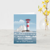 Needles Lighthouse Karte (Gelbe Blume)