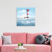 Needles Lighthouse Leinwanddruck (Insitu (Wohnzimmer))