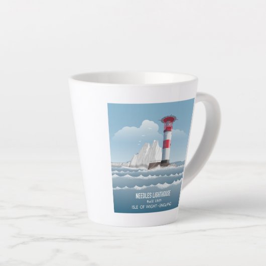 Needles Lighthouse Milchtasse (Rechte Ecke)