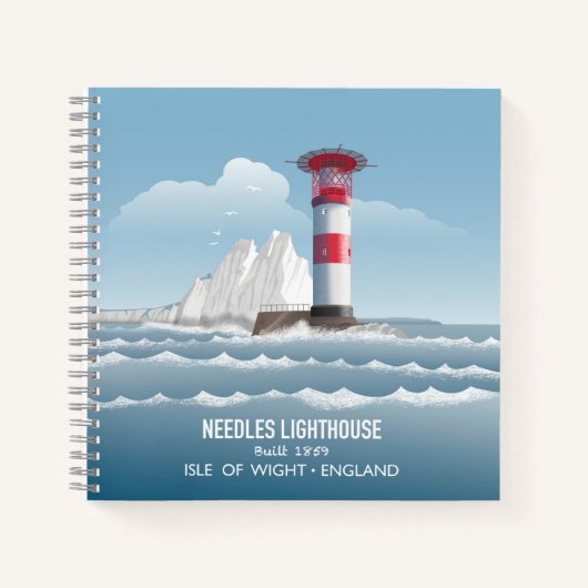 Needles Lighthouse Notizblock (Vorderseite)