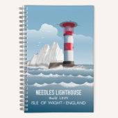 Needles Lighthouse Notizblock (Vorderseite)