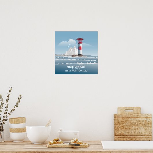 Needles Lighthouse Poster (Küche)
