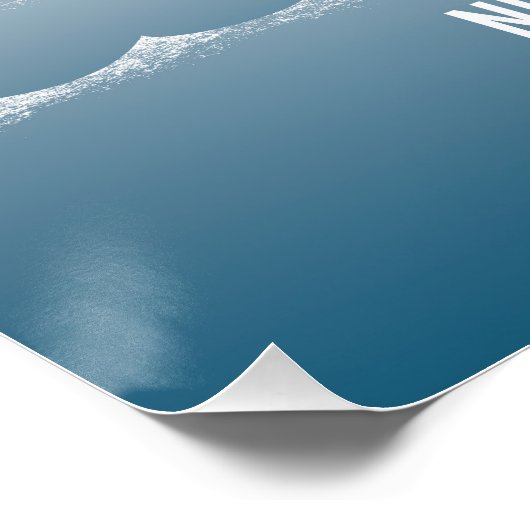 Needles Lighthouse Poster (Ecke)