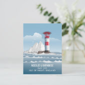 Needles Lighthouse Postkarte (Stehend Vorderseite)