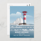 Needles Lighthouse Postkarte (Vorne/Hinten)