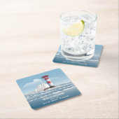 Needles Lighthouse Rechteckiger Pappuntersetzer (Vor Ort)