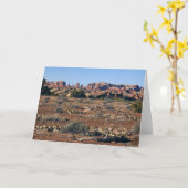 Needles vom Pothole Point Trail Canyonlands Karte (Gelbe Blume)