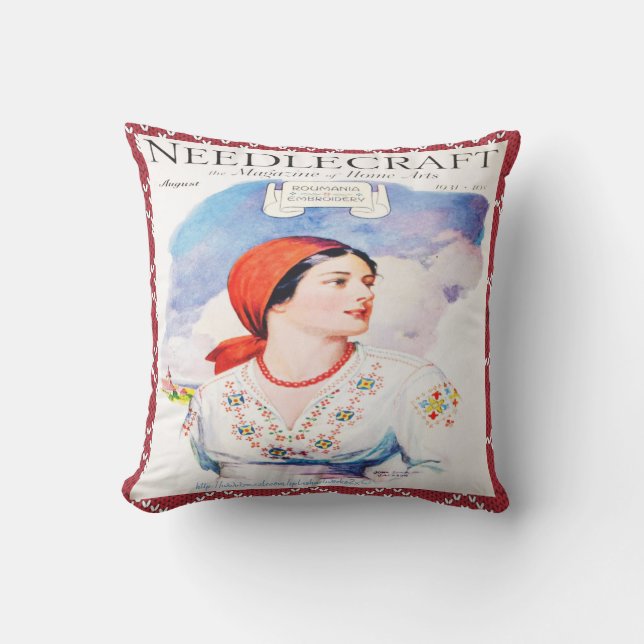 "Needlework" Kissen (Vorderseite)