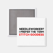Needleworker I Bevorzugung Magnet (Vorderseite/Rückseite)