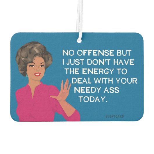 Needy! Autolufterfrischer (Rückseite)