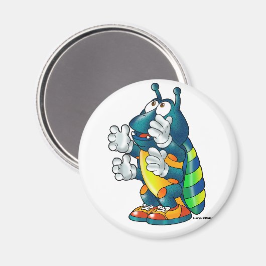 NEEDY BUG MAGNET (Vorderseite/Rückseite)