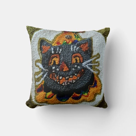 neele punch cat design pillow kissen (Vorderseite)
