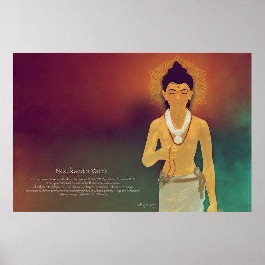 Neelkanth Varni. Poster (Vorne)