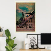 Neely Air Logo Poster, LARGE Poster (Heimbüro)