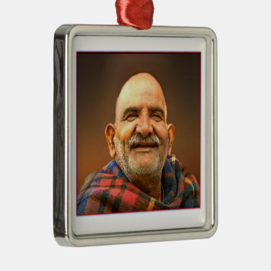 Neem karoli baba ornament aus metall (Rechts)