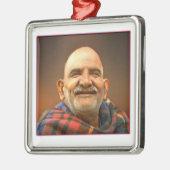 Neem karoli baba ornament aus metall (Links)
