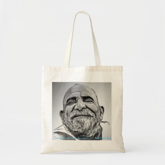 Neem Karoli Baba Portrait Tasche (Vorne)