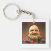 Neem Karoli Baba Schlüsselanhänger (Vorderseite)