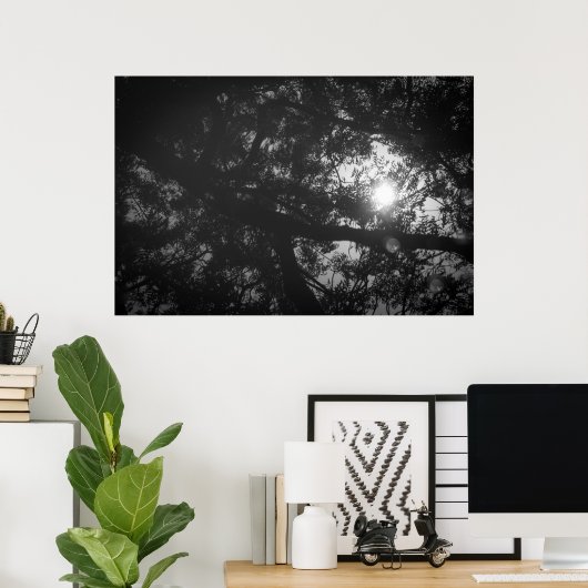 Neem Tree Reflection Poster (Heimbüro)