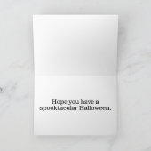 Nefarious Glows Halloween Horror Pumpkin Karte (Innenseite)