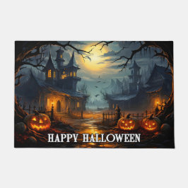 Nefarious Happy Halloween Pumpkins Fußmatte