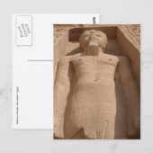 Nefertari abu Simbel Postkarte (Vorne/Hinten)