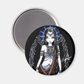 Nefertari Ägyptisch Angel Magnet (Vorderseite/Rückseite)