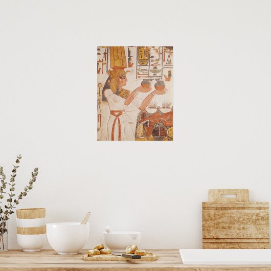 Nefertari machen ein Angebot Poster (Küche)