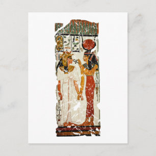 Nefertari mit Isis Postkarte