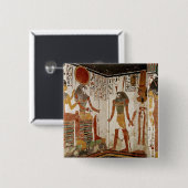 Nefertari wird vor dem Gott geholt Button (Vorne & Hinten)