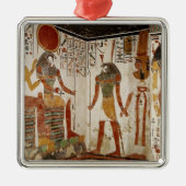 Nefertari wird vor dem Gott geholt Ornament Aus Metall (Vorne)