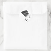 Nefertiti Ägyptische Königin Ägypten Geschichte Runder Aufkleber (Tasche)