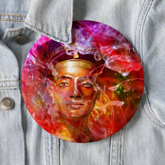 Nefertiti Ägyptische Königin Pinback Button (Beispiel)
