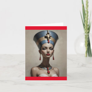 Nefertiti art dankeskarte