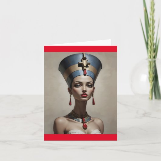 Nefertiti art dankeskarte (Vorderseite)