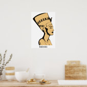Nefertiti Bust porträtiert ägyptische Königin Poster (Küche)
