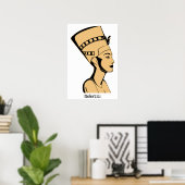 Nefertiti Bust porträtiert ägyptische Königin Poster (Heimbüro)