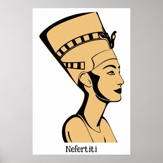 Nefertiti Bust porträtiert ägyptische Königin Poster (Vorne)