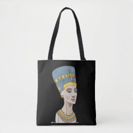 Nefertiti Colorful Portrait Tasche