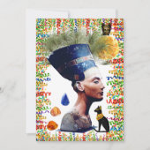 Nefertiti Feiertagskarte (Vorderseite)