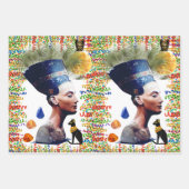 Nefertiti Geschenkpapier Set (Vorderseite 2)