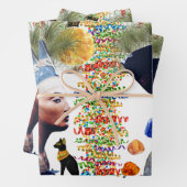 Nefertiti Geschenkpapier Set (Beispiel)
