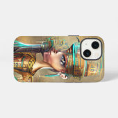 Nefertiti iPhone Hülle (Rückseite (Horizontal))